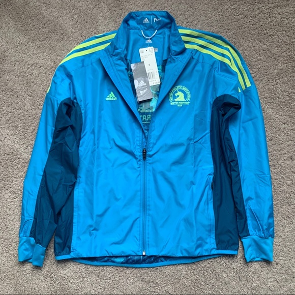 Adidas Boston Marathon Womens Celebration Jacket - Picture 1 of 8